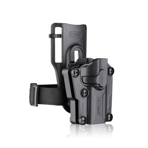Univerzální pistolové pouzdro Mega-Fit Gen2 Cytac® / snížená platforma – pravá strana, Černá (Barva: Černá, Varianta: pravá strana)