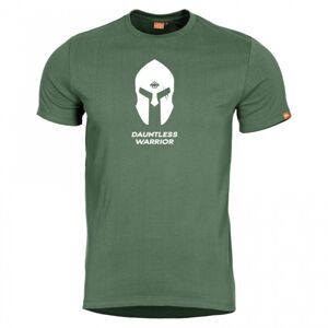 Pánské tričko Spartan helmet Pentagon® – Olive Green (Barva: Olive Green, Velikost: XL)
