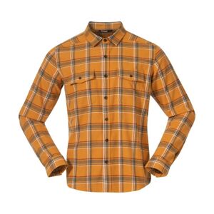 Flanelová košile Tovdal Bergans® – Golden Field / Green Mud Check (Barva: Golden Field / Green Mud Check, Velikost: XXL)