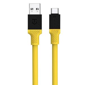 Kabel Fat Man Cable Tactical®, USB-A/USB-C – Žlutá (Barva: Žlutá)