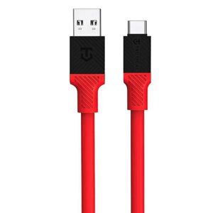 Kabel Fat Man Cable Tactical®, USB-A/USB-C – Červená (Barva: Červená)