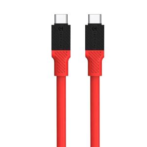 Kabel Fat Man Cable Tactical®, USB-C/Lightning – Červená (Barva: Červená)