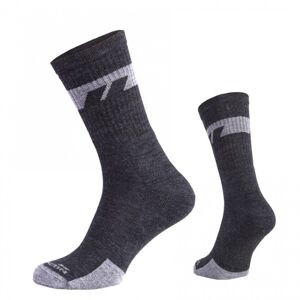 Ponožky Alpine Merino Medium Pentagon® – Cinder Grey (Barva: Cinder Grey, Velikost: 42-44)