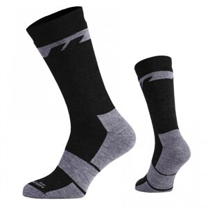 Ponožky Alpine Merino Heavy Pentagon® – Černá (Barva: Černá, Velikost: 45-47)