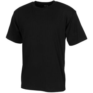 Bavlněné tričko US army MFH® s krátkým rukávem – Černá (Barva: Černá, Velikost: M)