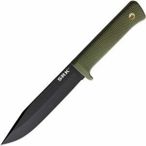 Nůž Survival Rescue Knife SK5 Cold Steel® – Olive Green (Barva: Olive Green, Varianta: Černá čepel)