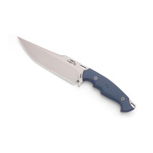 Nůž Legio IX Hydra Knives® – Stříbrná čepel – Satin, Modrá (Barva: Modrá, Varianta: Stříbrná čepel – Satin)