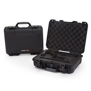 Odolný vodotěsný kufr 910 s pěnou pro 2x Classic Pistol Nanuk® – Černá (Barva: Černá)
